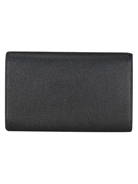 UPTOWN LEATHER CLUTCH Saint Laurent