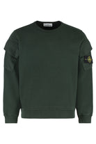 COTTON CREW-NECK SWEATSHIRT Stone Island green S