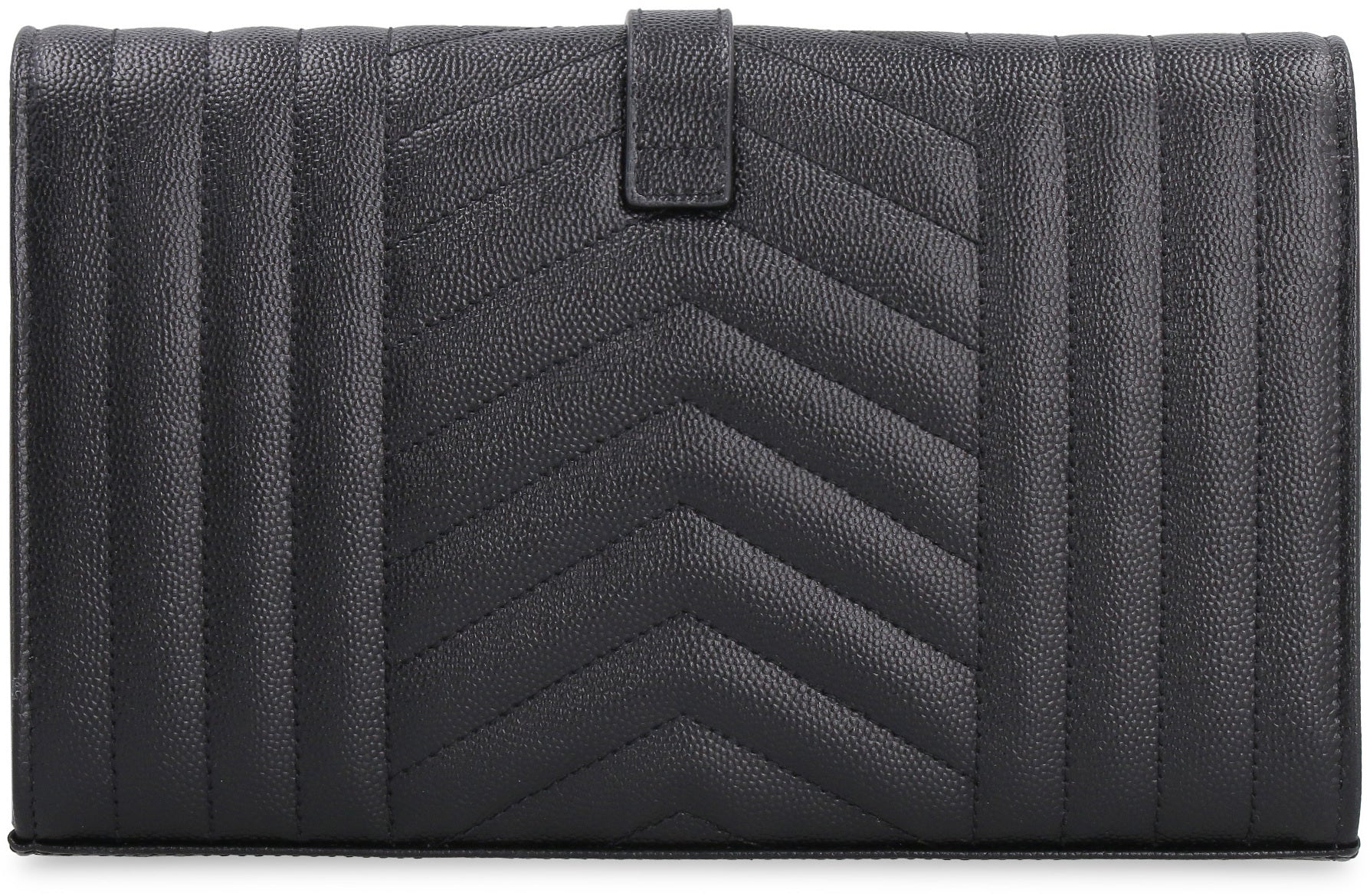 MONOGRAM LEATHER WALLET ON CHAIN Saint Laurent