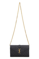 MONOGRAM LEATHER WALLET ON CHAIN Saint Laurent