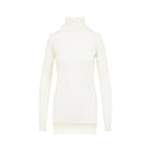 TURTLE NECK UNDERPINNING PULLOVER CARVEN WHITE XS
