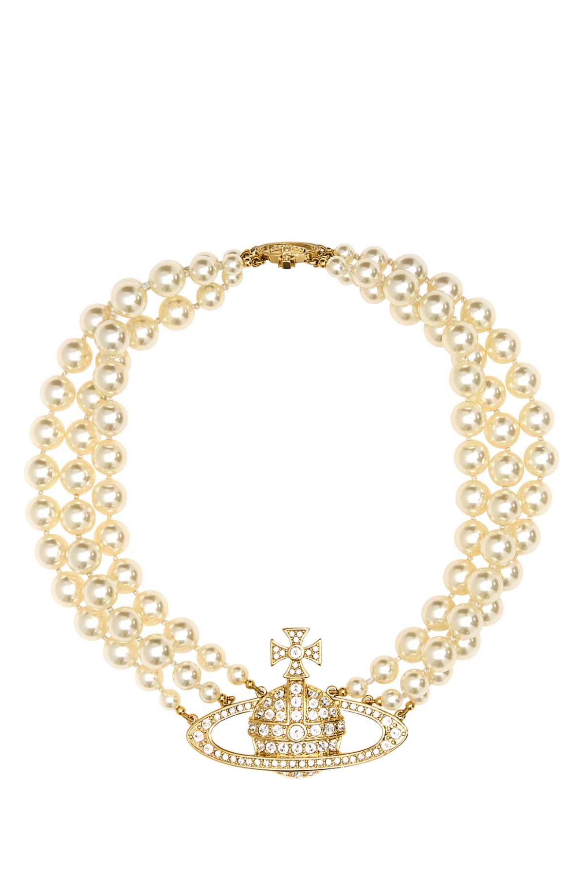 IVORY PEARLS CHOKER Vivienne Westwood WHITE TU