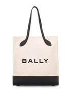 BAR KEEP ON LOGO TOTE BAG Bally BEIGE ONE SIZE