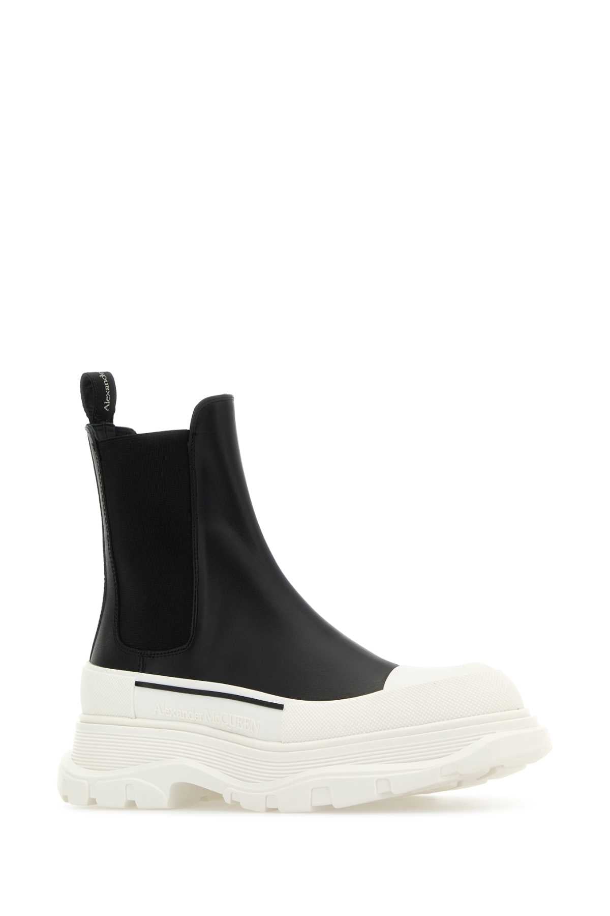 HIGH RUBBER ANKLE BOOTS Alexander McQueen BLACK 36