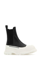 HIGH RUBBER ANKLE BOOTS Alexander McQueen BLACK 36