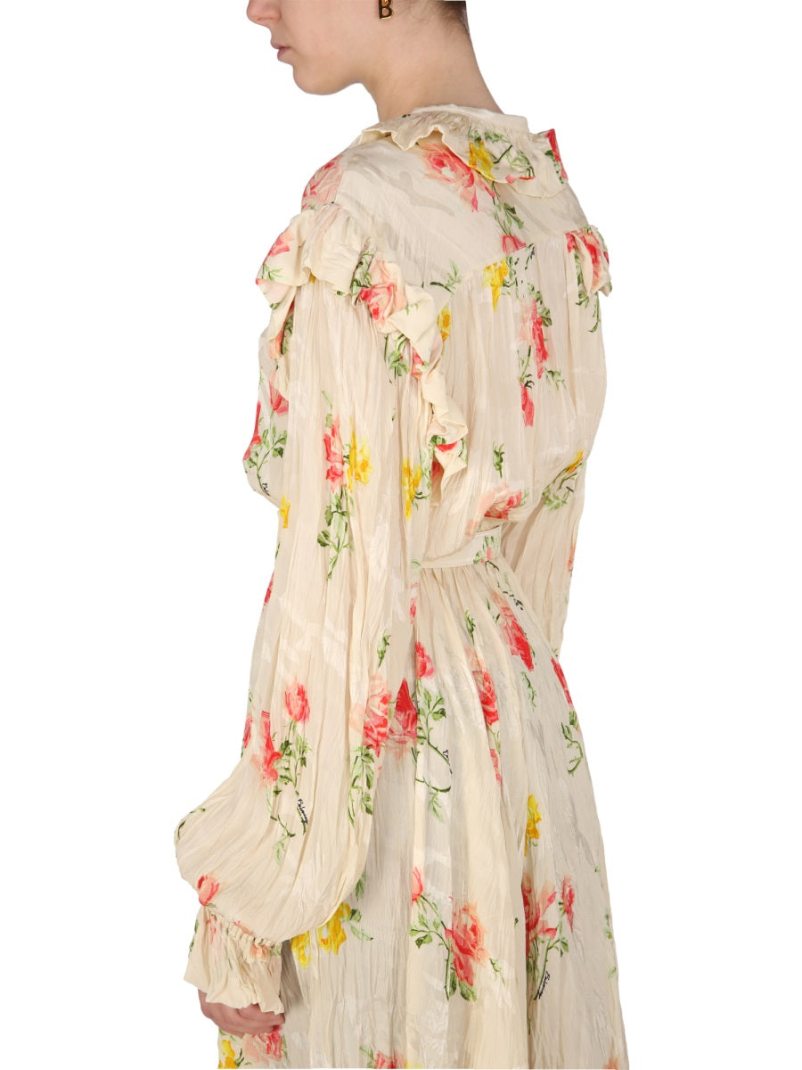 ABITO FLORAL Balenciaga
