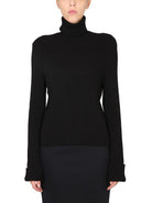 FREE RIBBED SWEATER Balenciaga BLACK XS