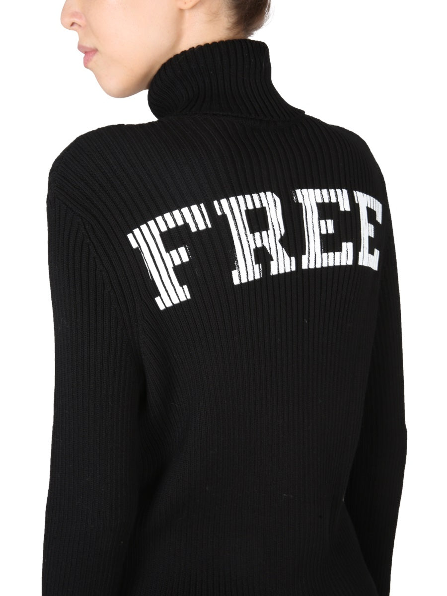 FREE RIBBED SWEATER Balenciaga