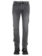 JEANS PATCH LOGO Balenciaga BLACK S