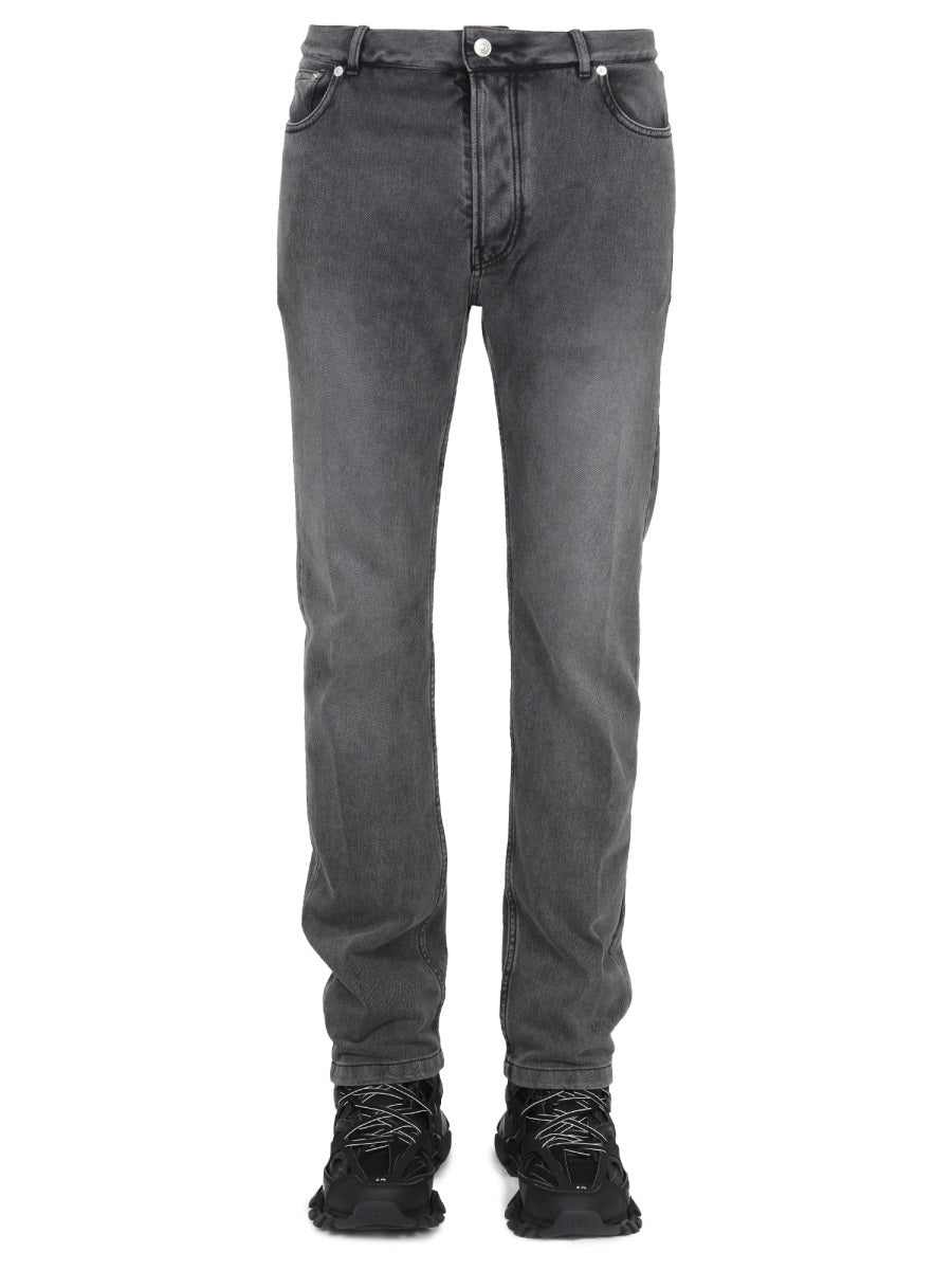 JEANS PATCH LOGO Balenciaga BLACK S