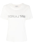 SAINT LAURENT REVERSE TSHIRT Saint Laurent WHITE XS