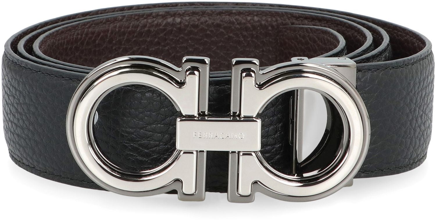GANCINI REVERSIBLE LEATHER BELT Ferragamo