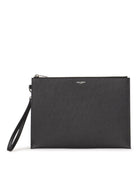 TABLET HOLDER WITH ZIPPER Saint Laurent BLACK UNI