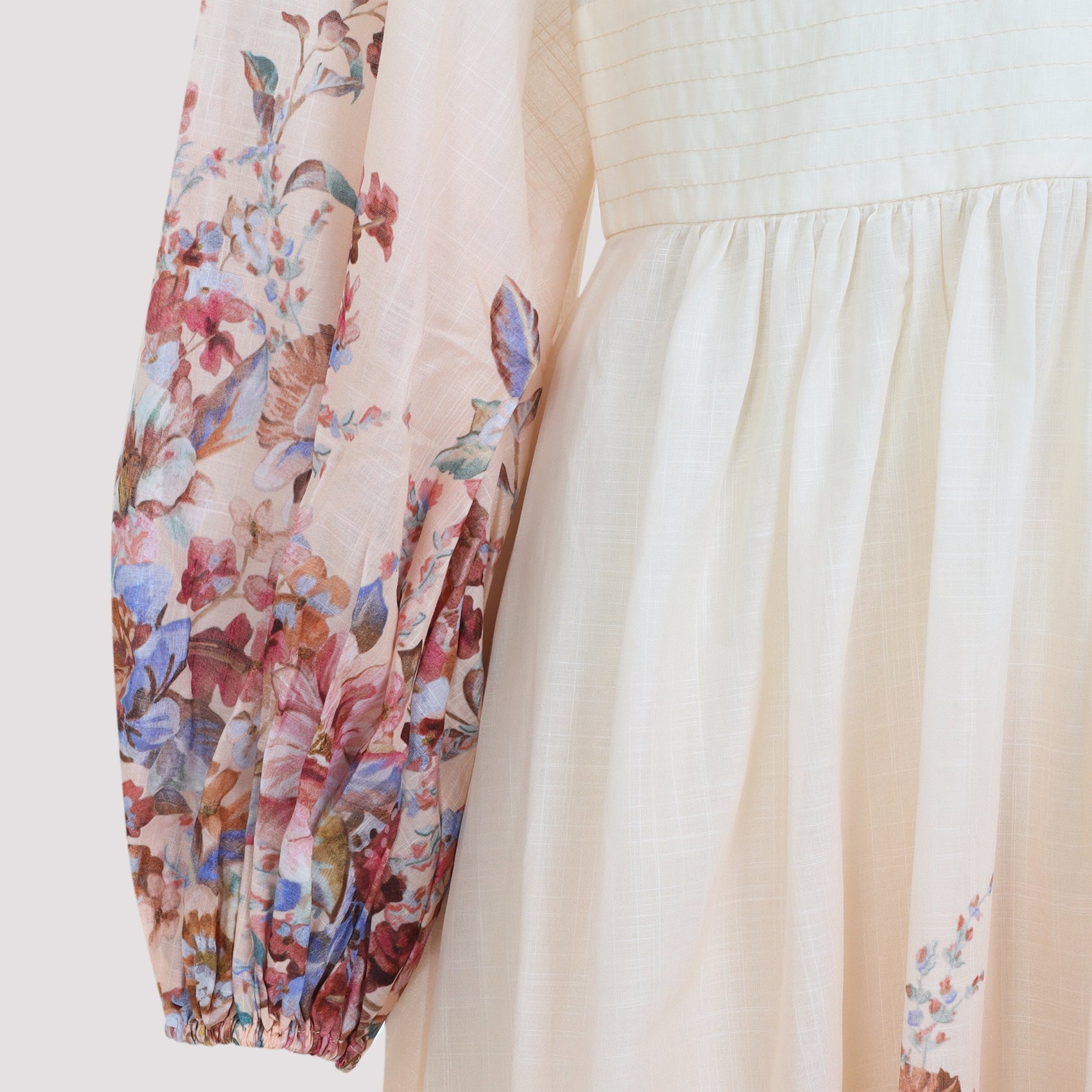 ZIMMERMANN Awaken Plunge Maxi Dress | Ivory Floral | Size 3 ZIMMERMANN Awaken Plunge Maxi Dress | Ivory Floral | Size 3