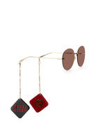 TIGER GLASSES WITH PENDANT Gucci