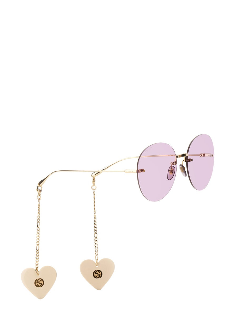 ROUND FRAME SUNGLASSES Gucci