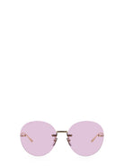 ROUND FRAME SUNGLASSES Gucci GOLD UNI