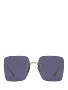 OVERSIZED SQUARE SUNGLASSES Gucci GOLD UNI