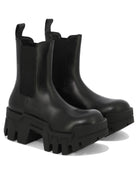 BLACK RUBBER ANKLE BOOTS Balenciaga