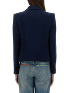 NAVY BLUE VISCOSE BLAZER Valentino Garavani