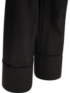 BLACK WOOL TROUSERS Valentino