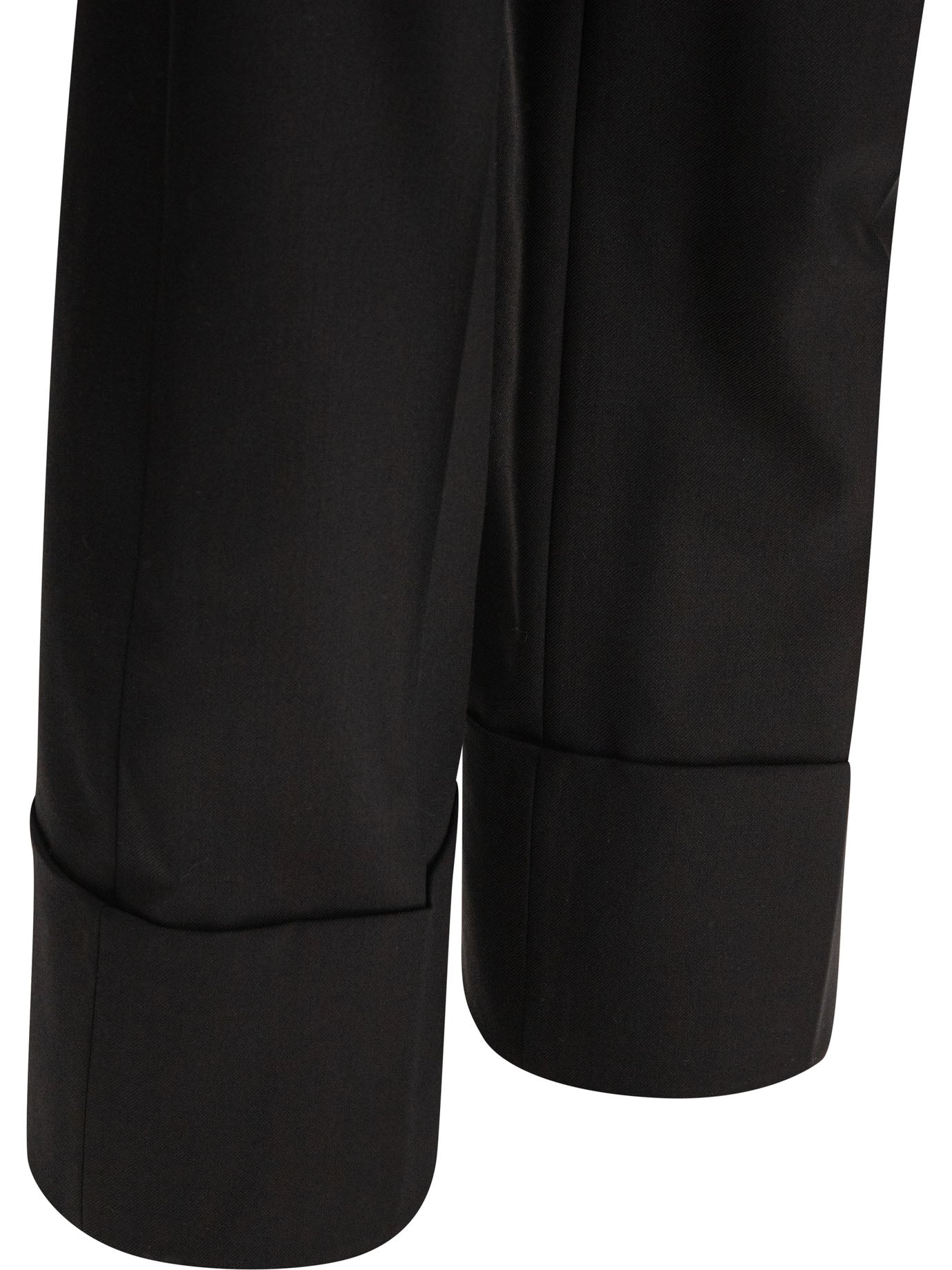 BLACK WOOL TROUSERS Valentino