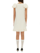IVORY WOOL BLEND DRESS Valentino Garavani