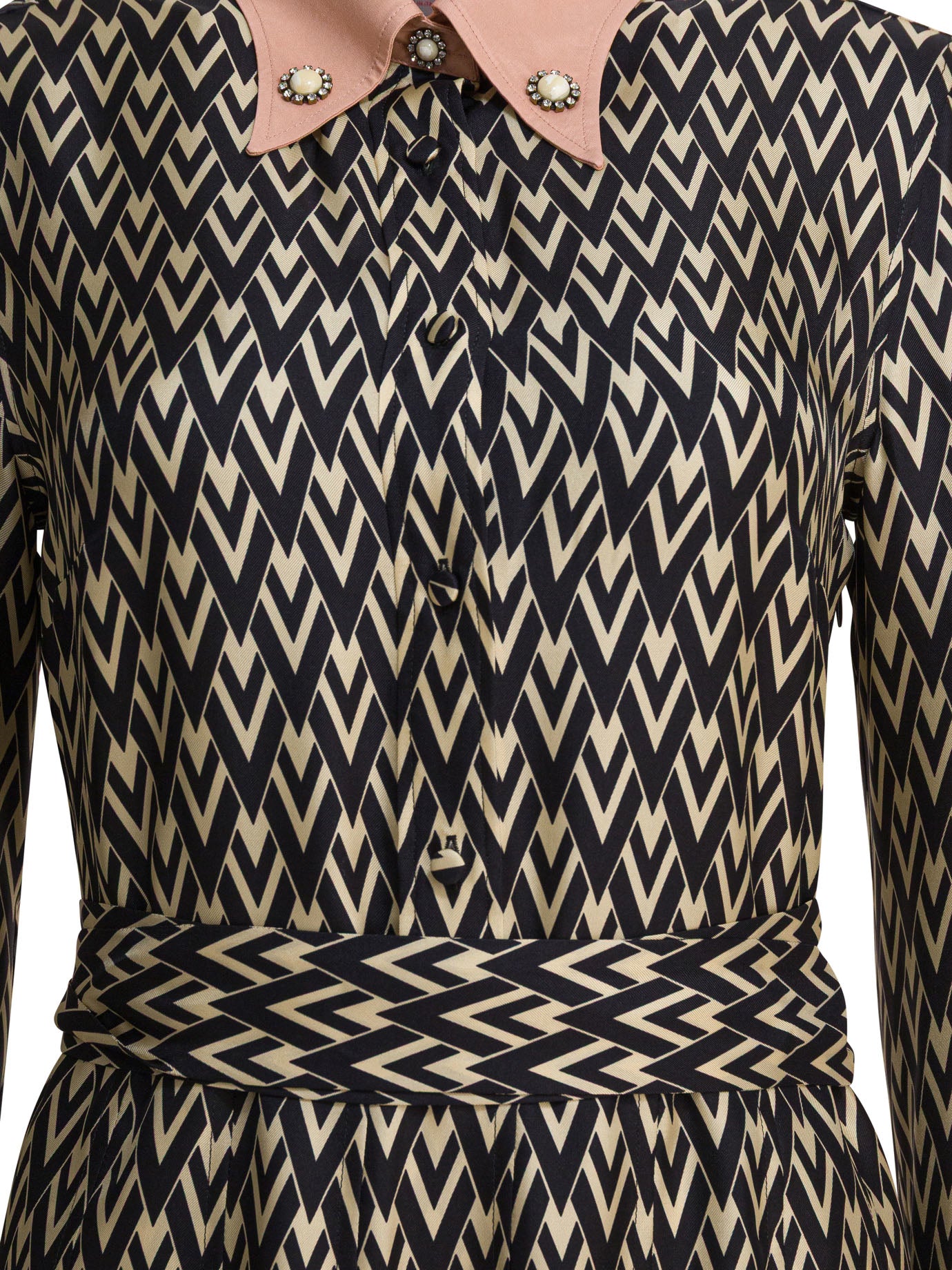 BLACK SILK DRESS Valentino