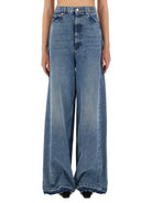 WIDELEG JEANS WITH CONTRASTING PANELS Stella McCartney DENIM 26