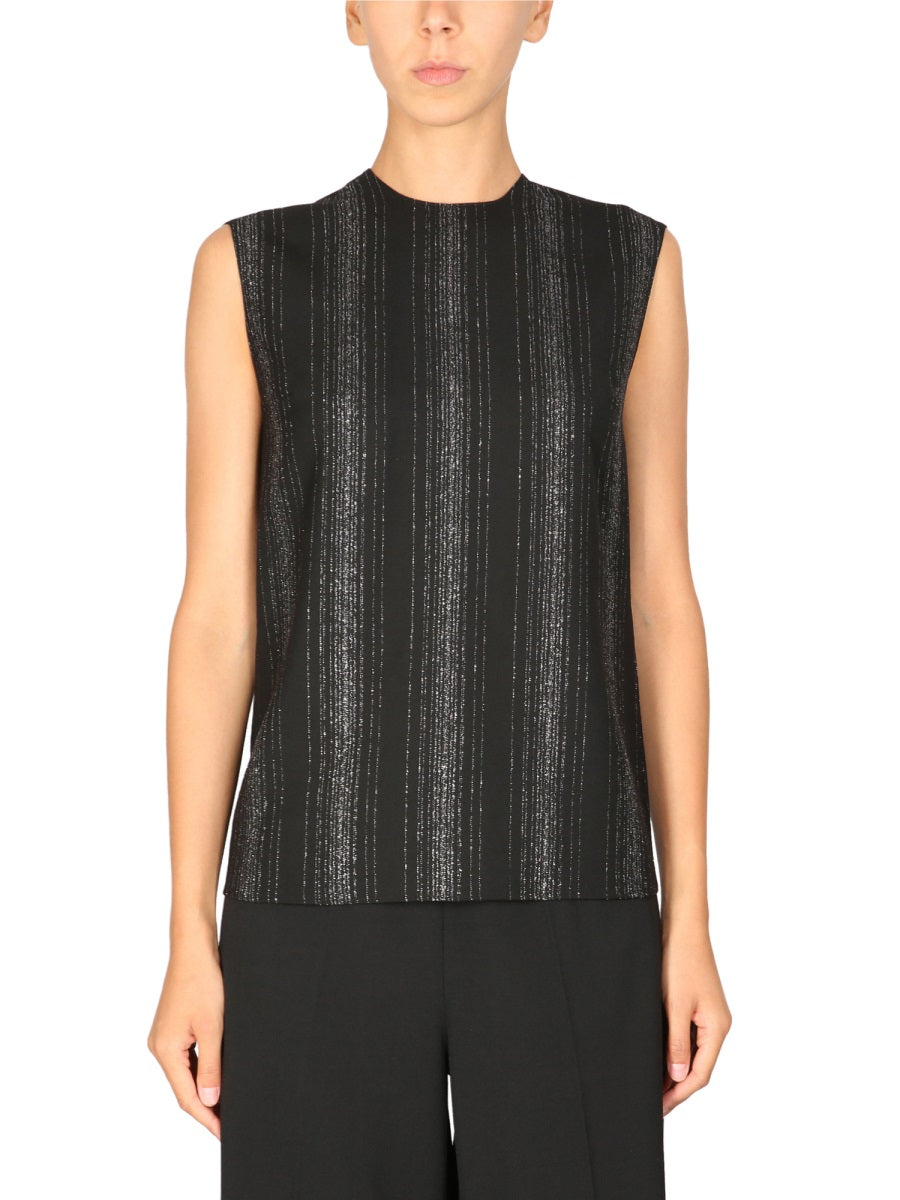LUREX TAILORED TOP Stella McCartney BLACK 40