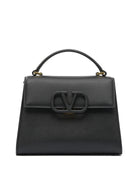 BLACK LEATHER HANDBAG Valentino Garavani BLACK UNI