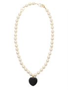 IVORY PEARLS COEUR ROYAL NECKLACE Valentino Garavani