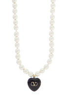 IVORY PEARLS COEUR ROYAL NECKLACE Valentino Garavani