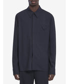 WOOL TWILL SHIRT Bottega Veneta BLUE 48