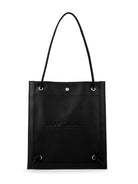 UNIVERSITE LOGO FLAT CROSSBODY BAG Saint Laurent BLACK ONE SIZE