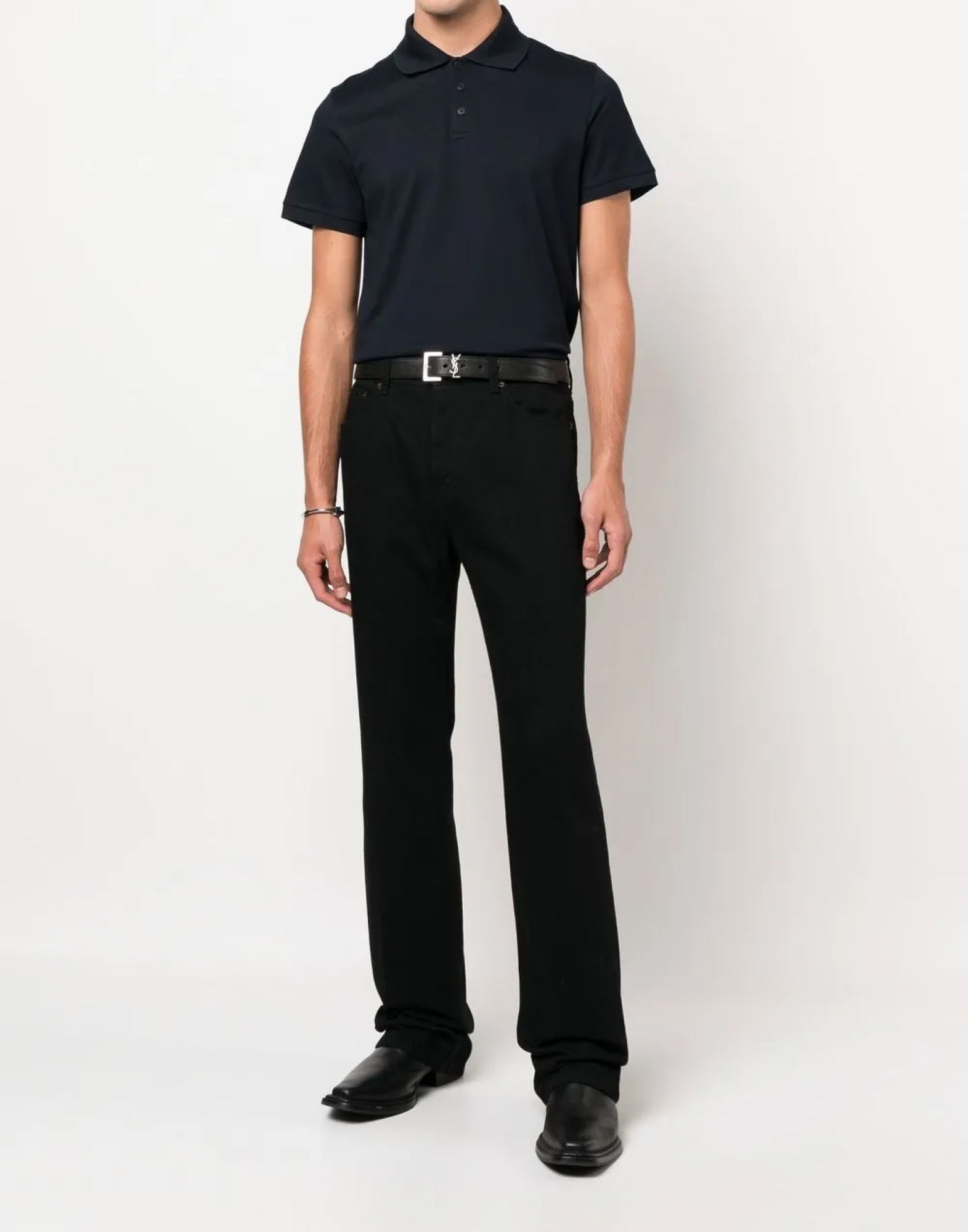 CASSANDRE YSL LOGO POLO SHIRT Saint Laurent