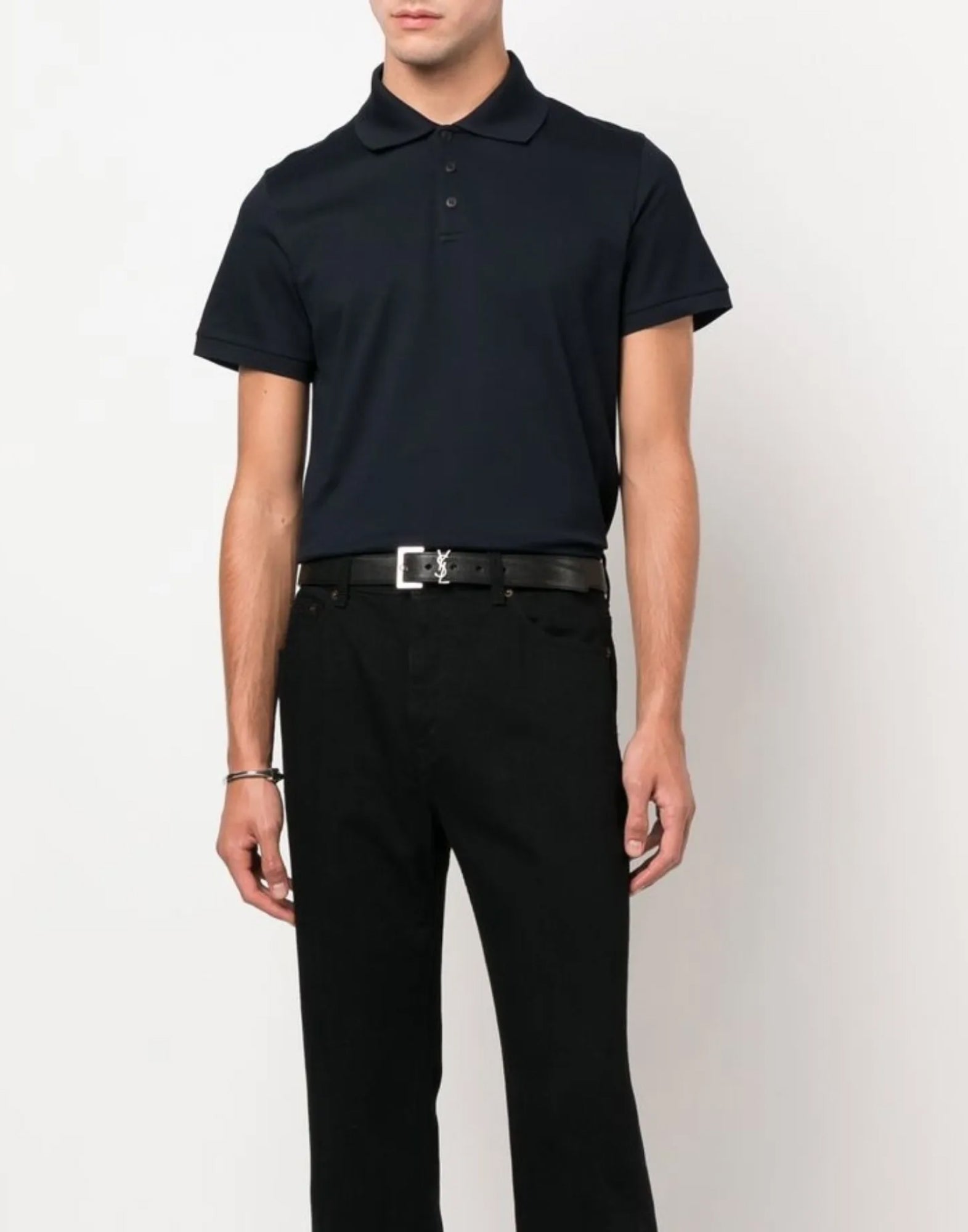 CASSANDRE YSL LOGO POLO SHIRT Saint Laurent