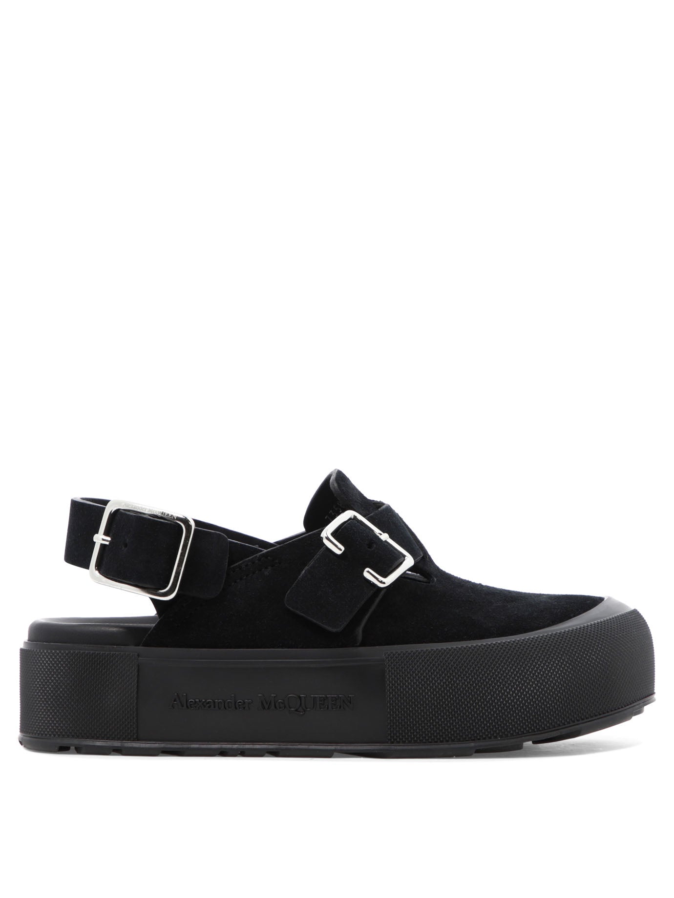 SANDALI "MOUNT SLICK" Alexander McQueen BLACK 43