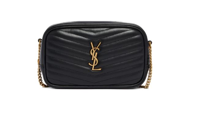 LOU LEATHER MINI CROSSBODY BAG Saint Laurent black TU