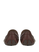 BROWN LEATHER SHOES Ferragamo