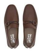 BROWN LEATHER SHOES Ferragamo