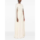 Grey maxi dress by Simkhai, back view detail