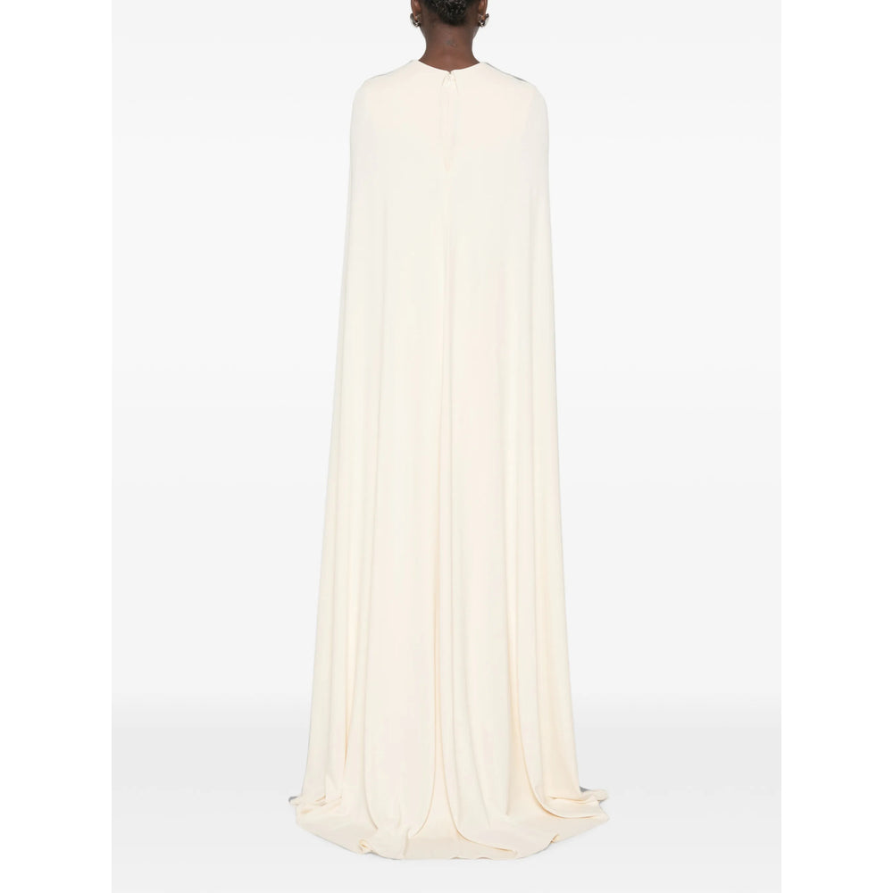 Grey maxi dress by Simkhai, full-length view showing maxi silhouette