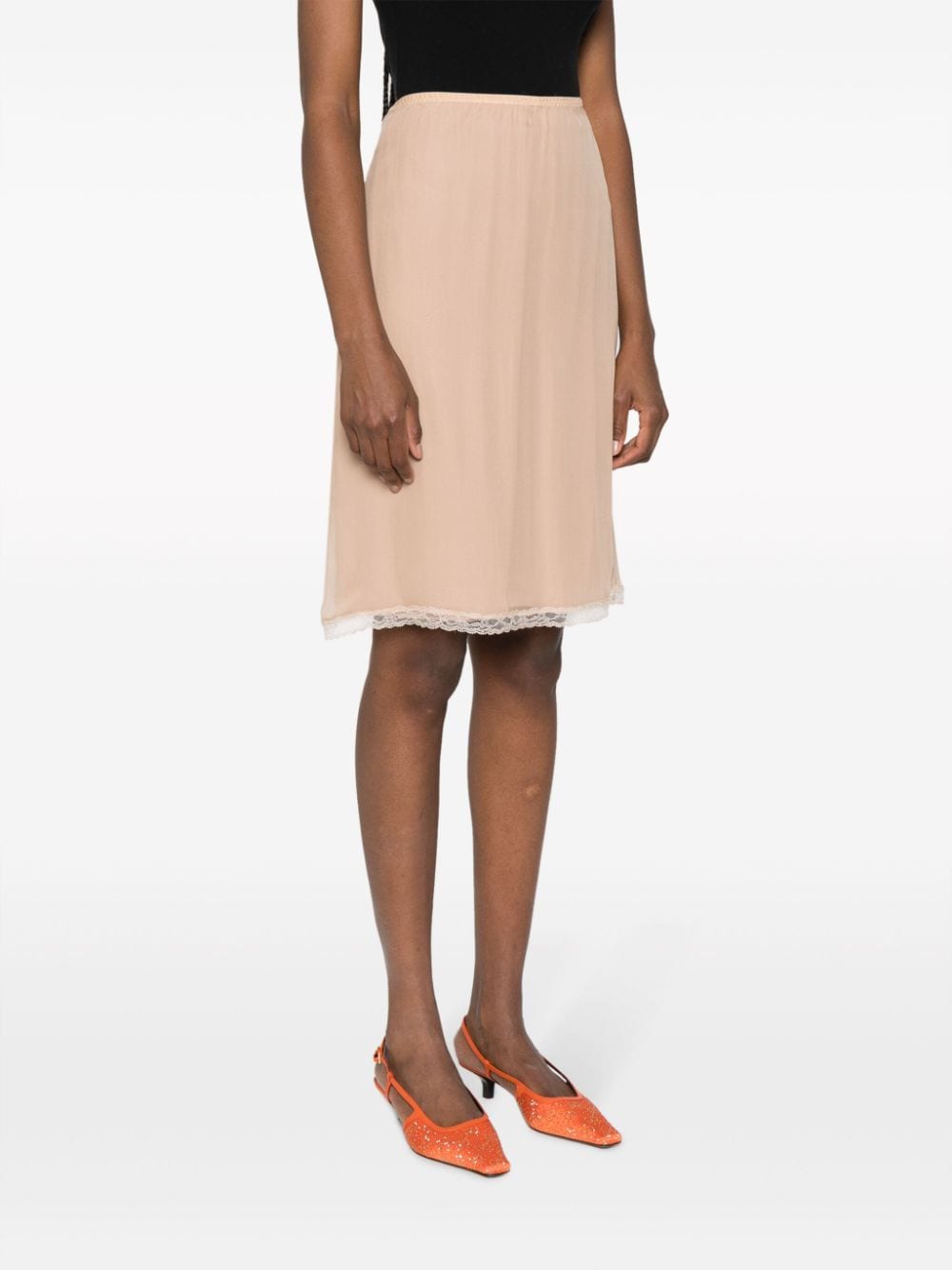 SILK CHIFFON SKIRT Gucci