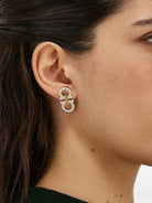 2 GANCI CRYSTAL EARRINGS Ferragamo