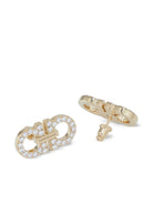 2 GANCI CRYSTAL EARRINGS Ferragamo