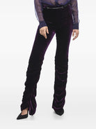 VELVET PANTS Gucci PURPLE 42