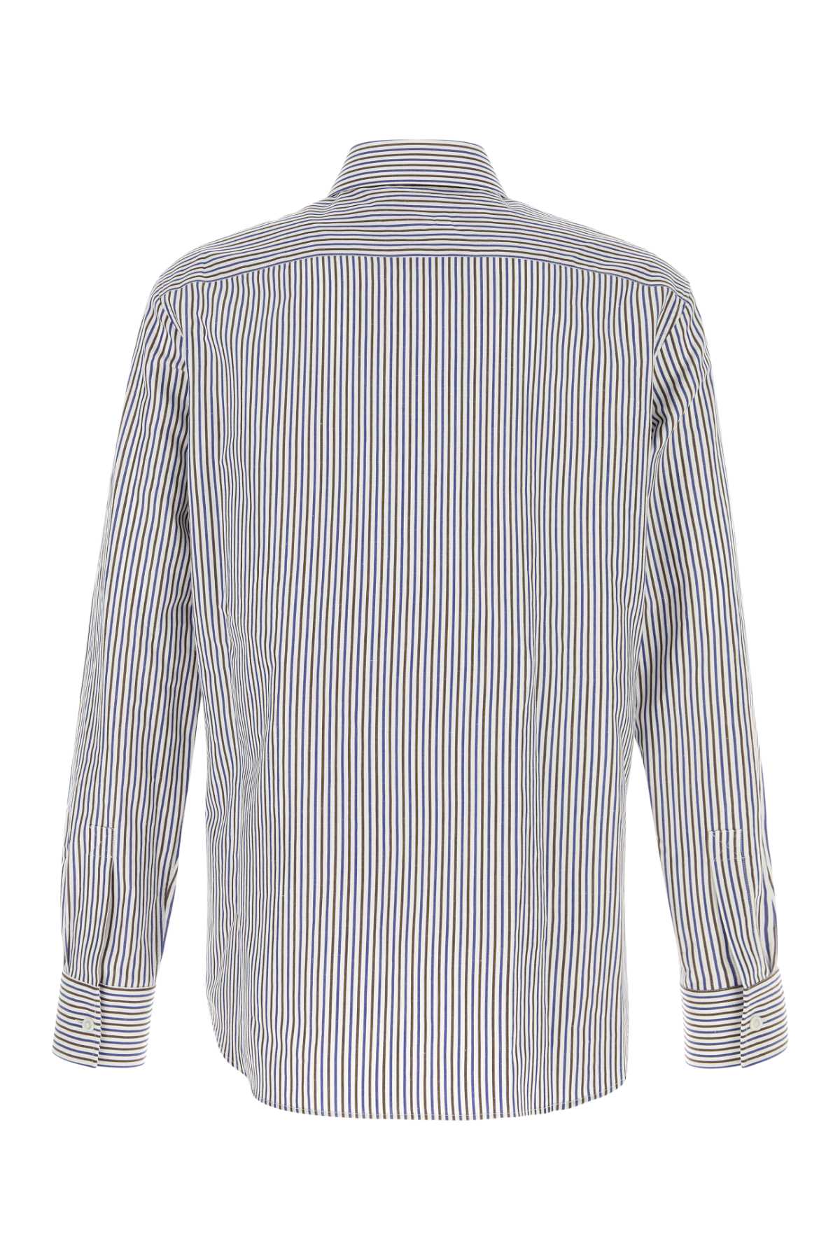 EMBROIDERED COTTON BLEND SHIRT Bottega Veneta