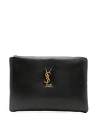 CALYPSO SMALL POUCH IN LAMBSKIN Saint Laurent BLACK UNICA