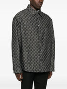 REVERSIBLE WOOL AND DENIM GG SHIRT Gucci